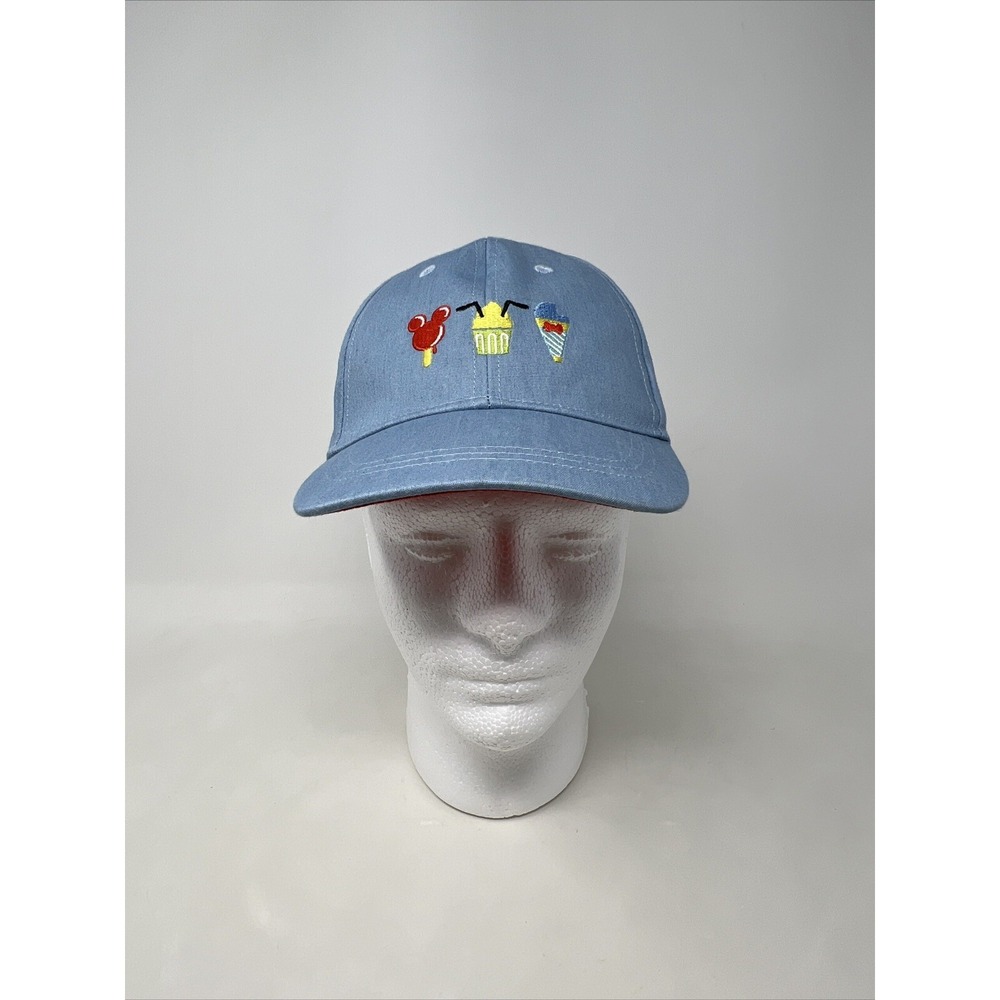 Disney Parks Mickey Pluto Donald Ice Cream Adjustable Baseball Hat M/L(7-10)